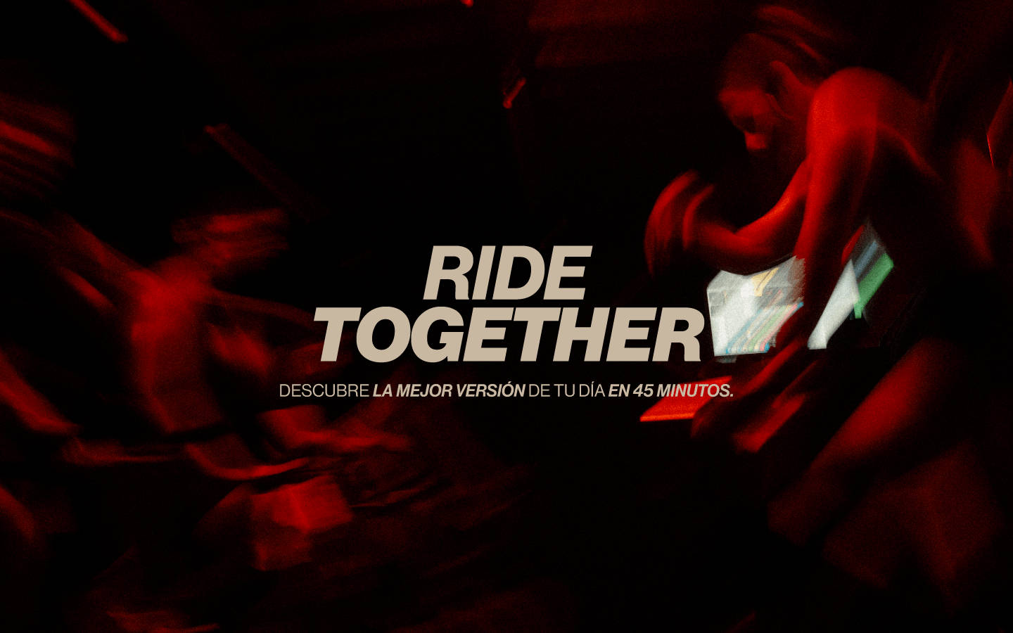 Ride Together - Descubre la mejor versión de tu día en 45 minutos